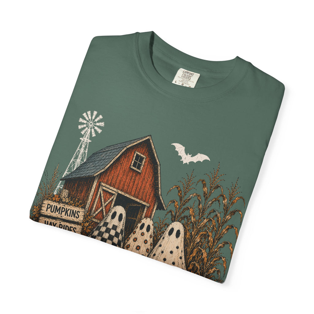 Halloween Ghosts on the Farm T-Shirt