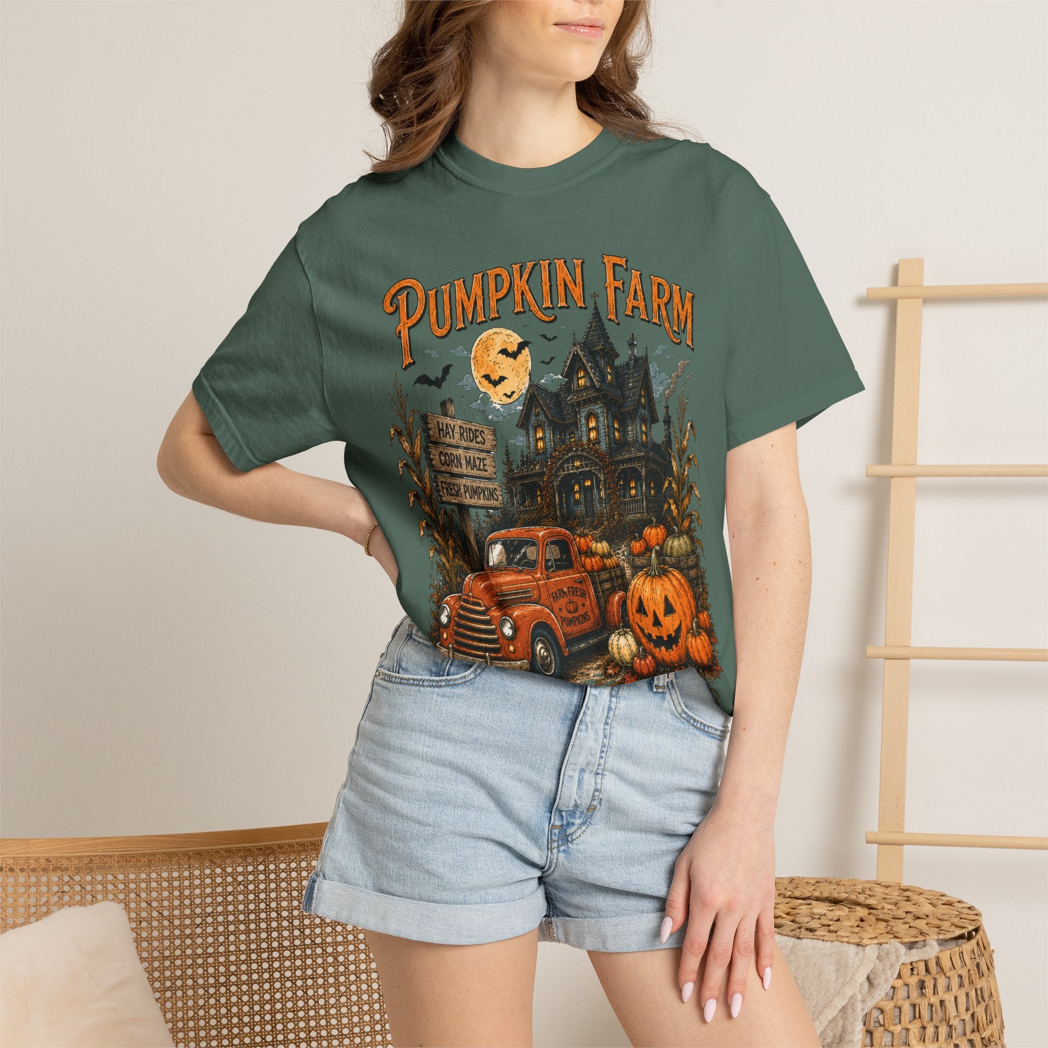 Pumpkin Farm Halloween T-Shirt