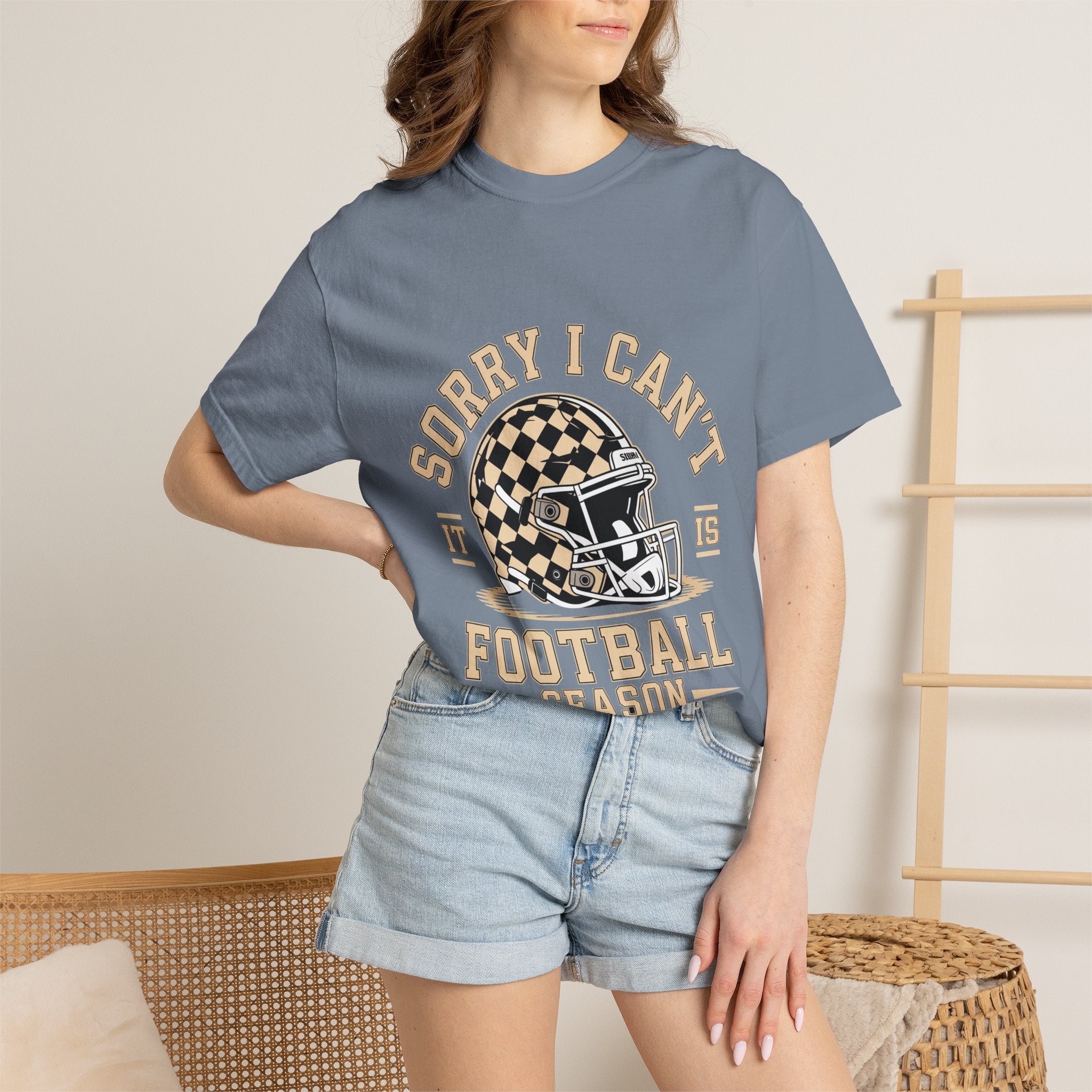 Sorry I Can't — Football Season T-Shirt