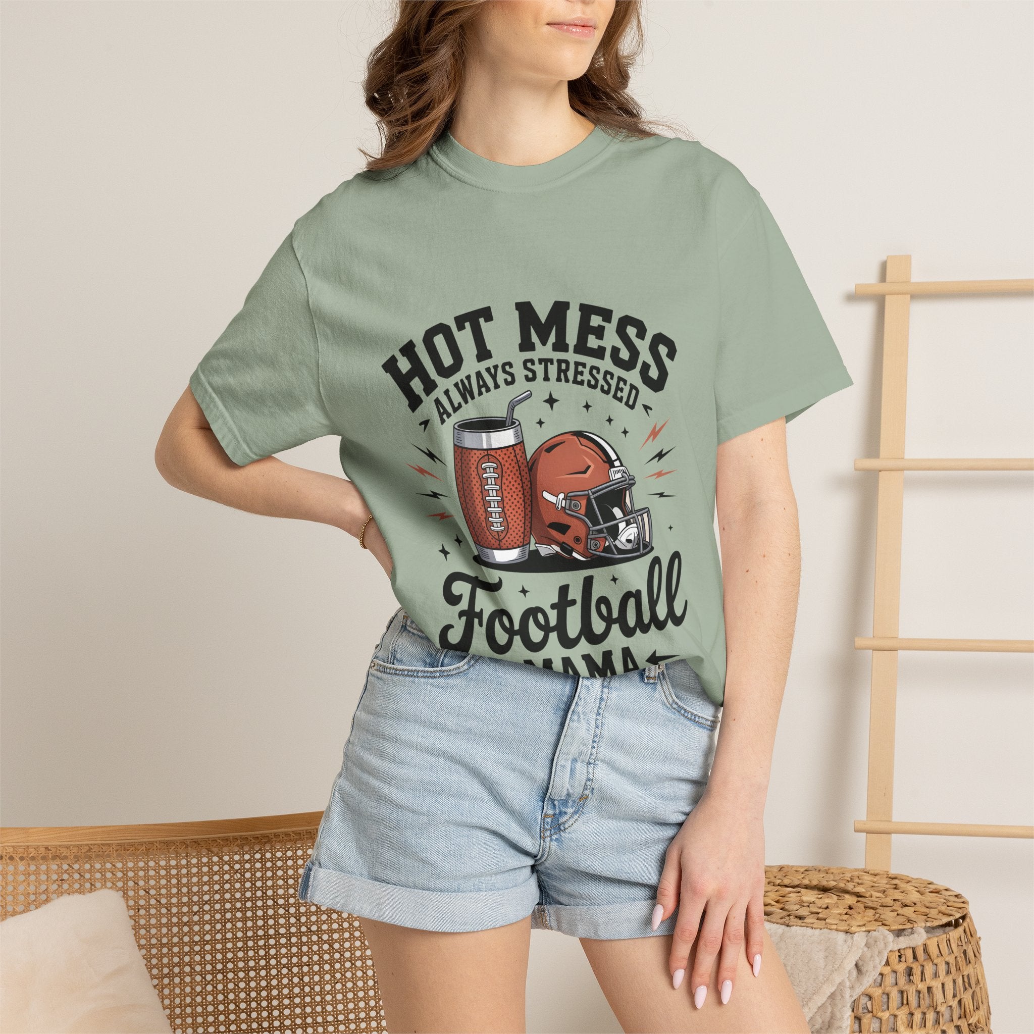 "Hot Mess, Always Stressed" Mom Tee