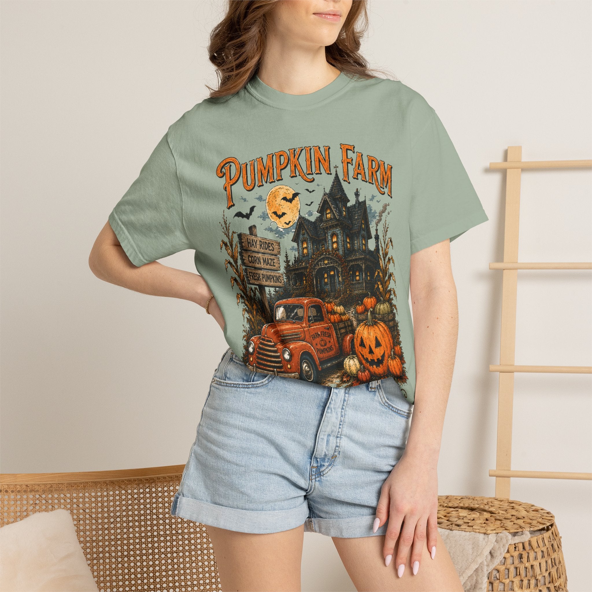 Pumpkin Farm Halloween T-Shirt