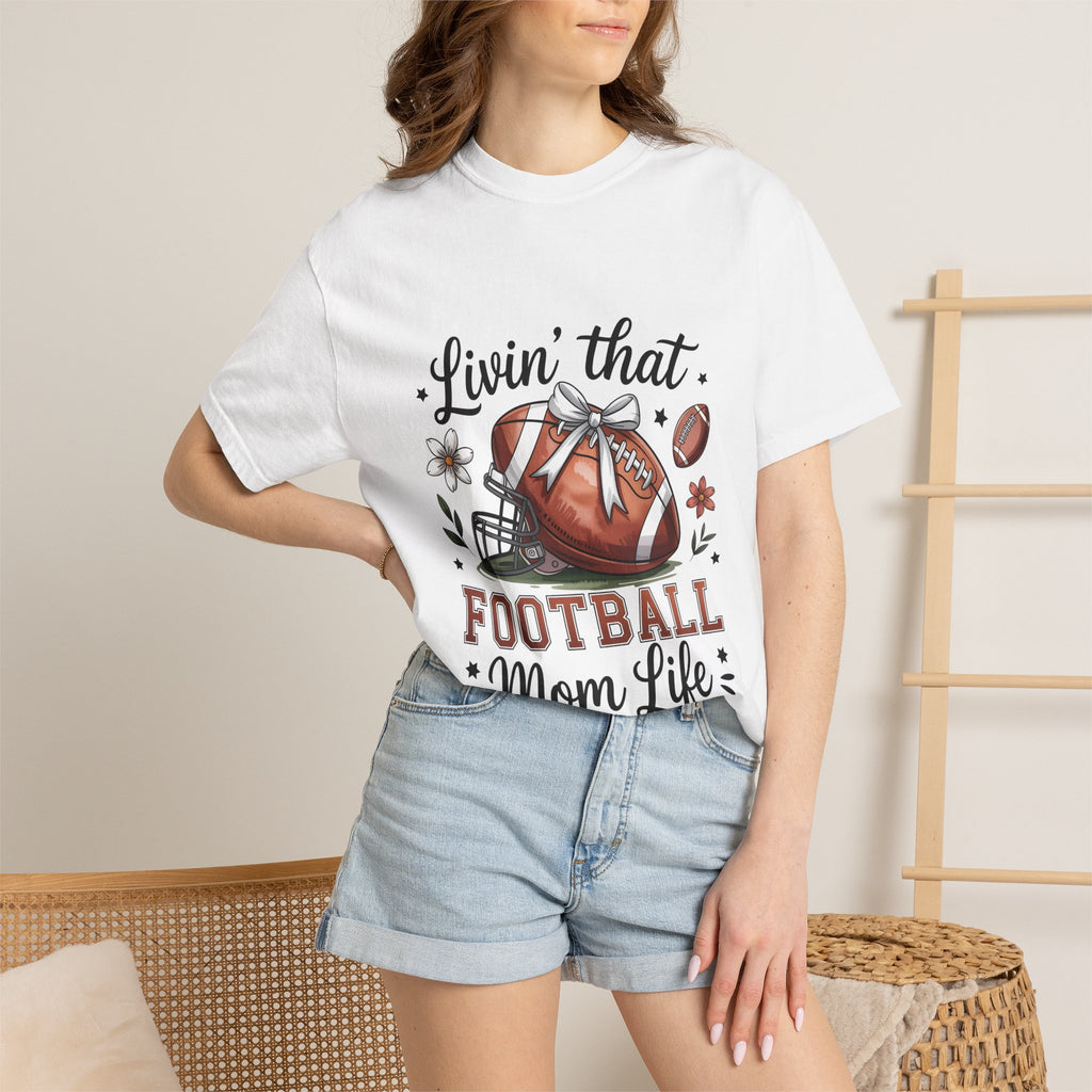 "Livin' That Football Mom Life" Graphic Tee