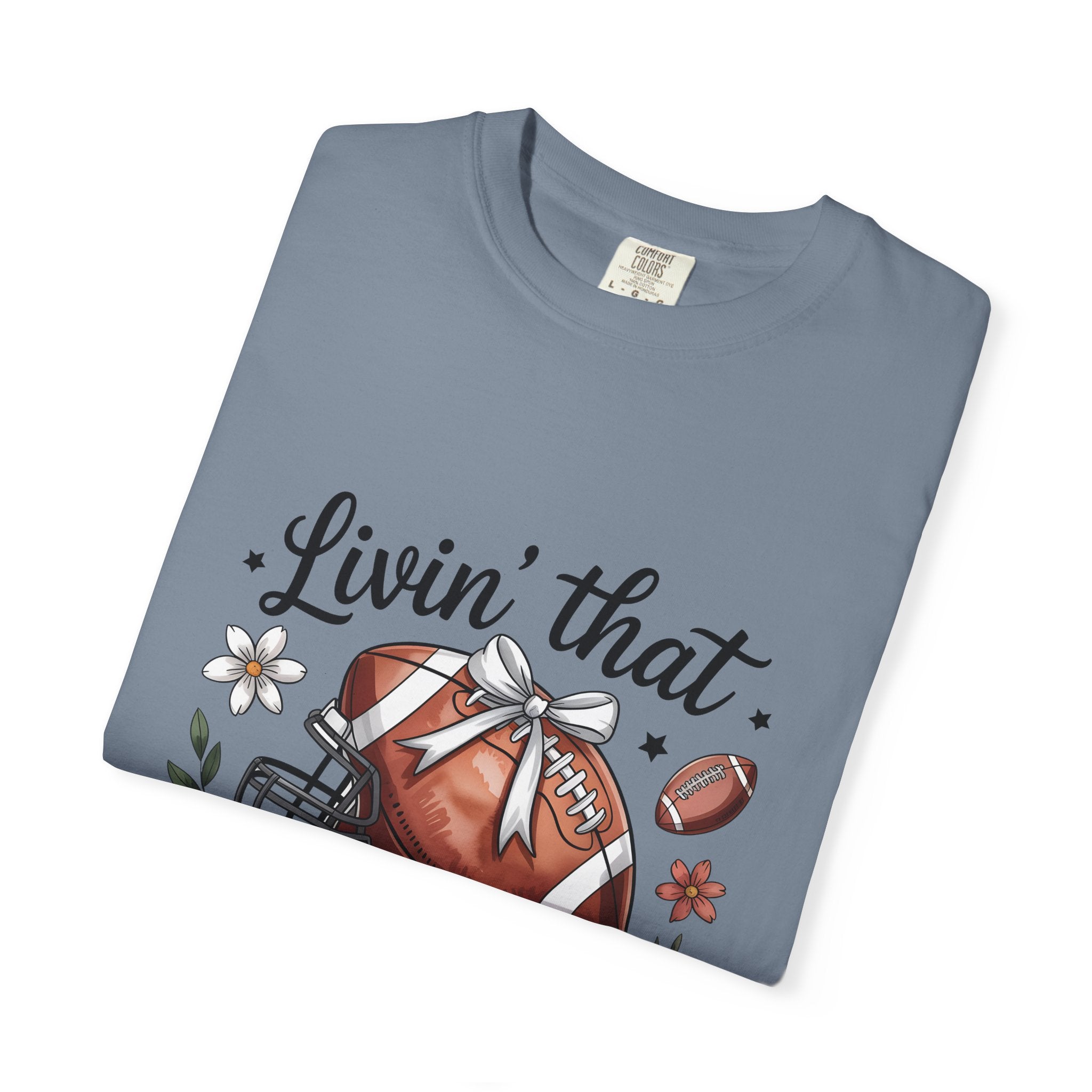 "Livin' That Football Mom Life" Graphic Tee
