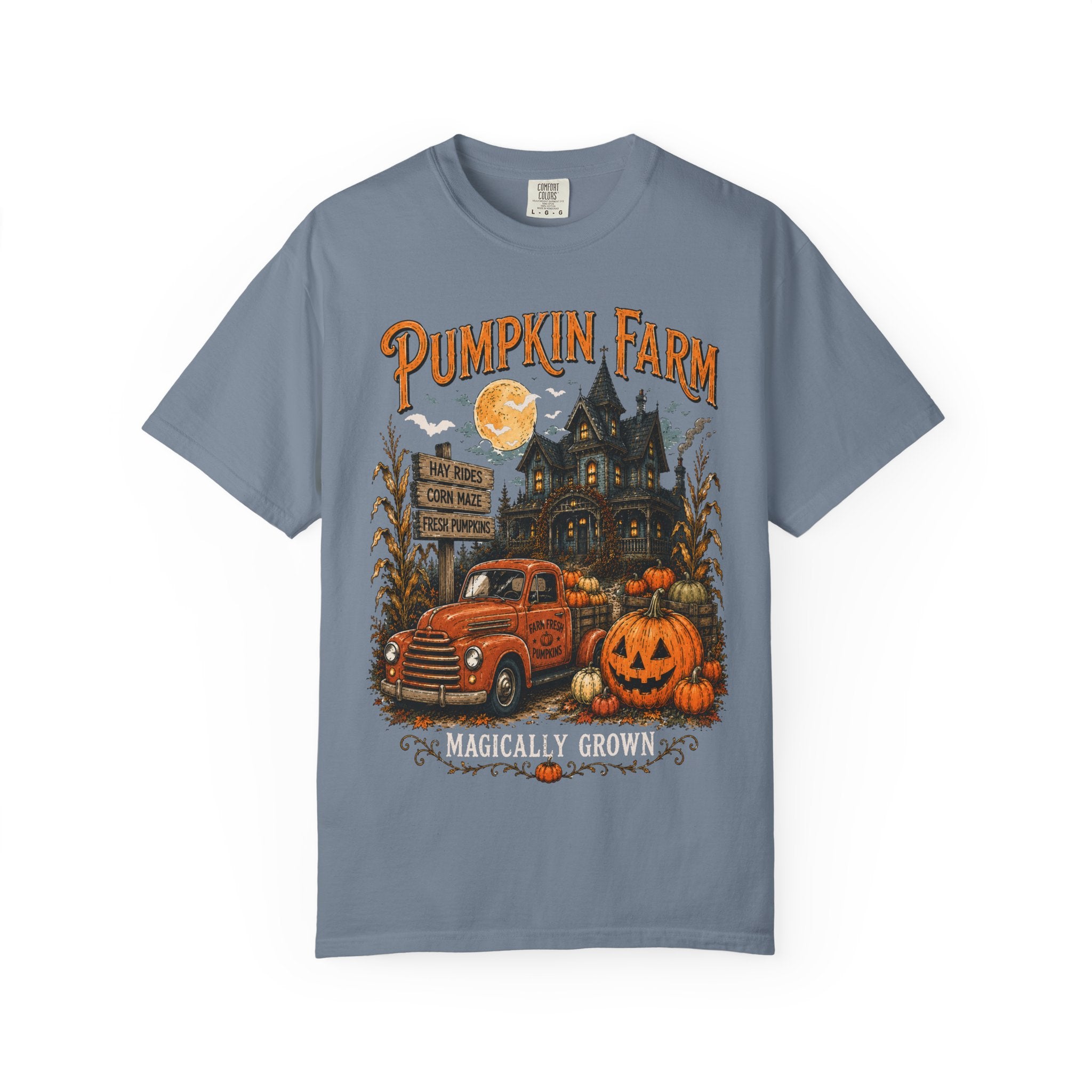 Pumpkin Farm Vintage Halloween T-Shirt