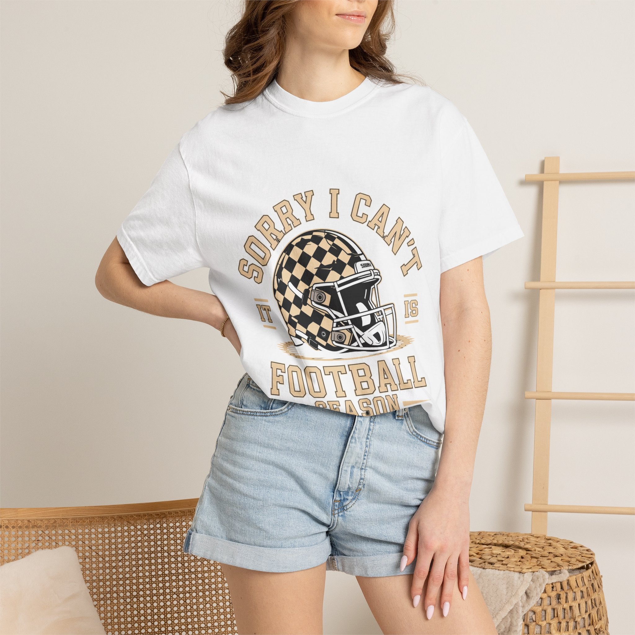 Sorry I Can't — Football Season T-Shirt