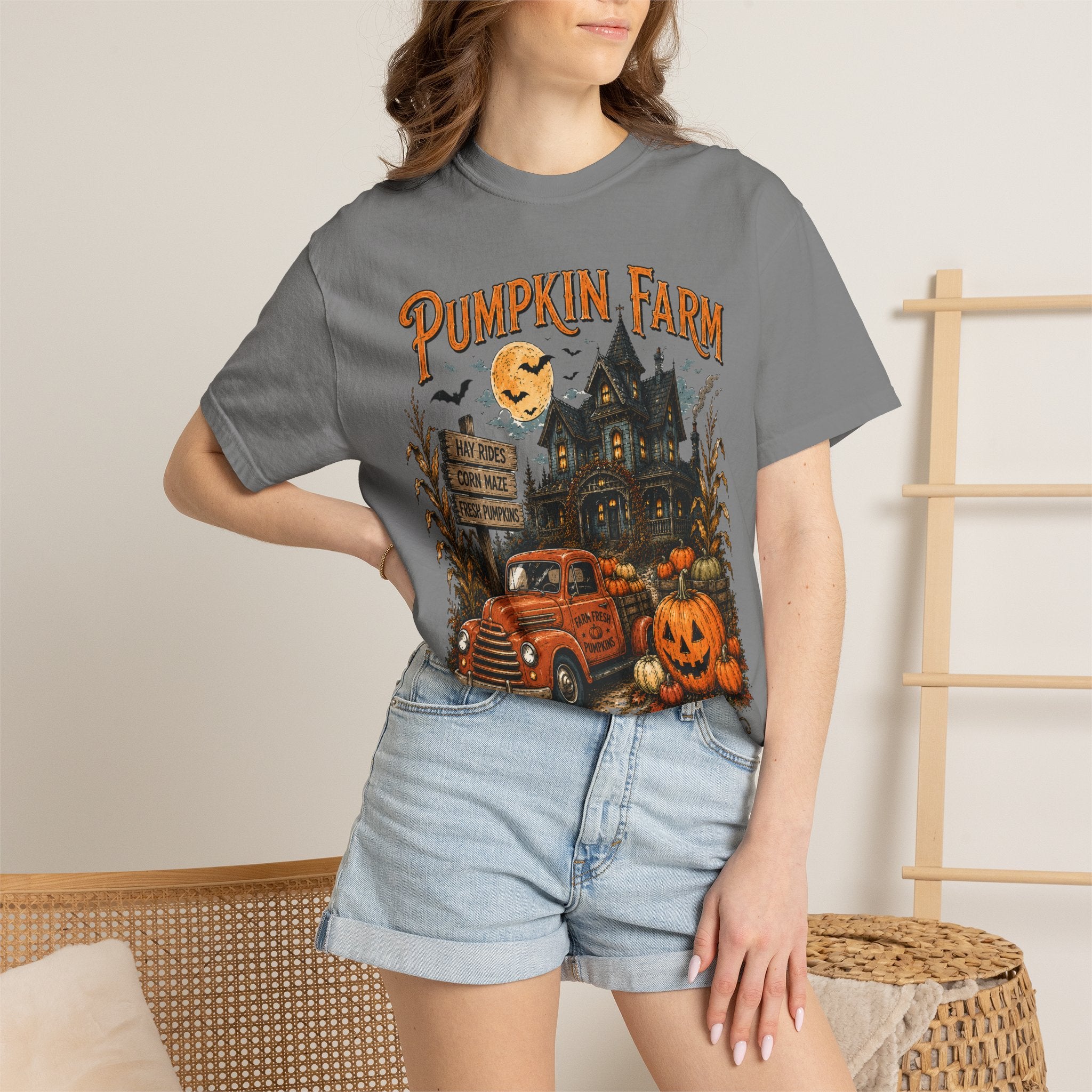 Pumpkin Farm Halloween T-Shirt