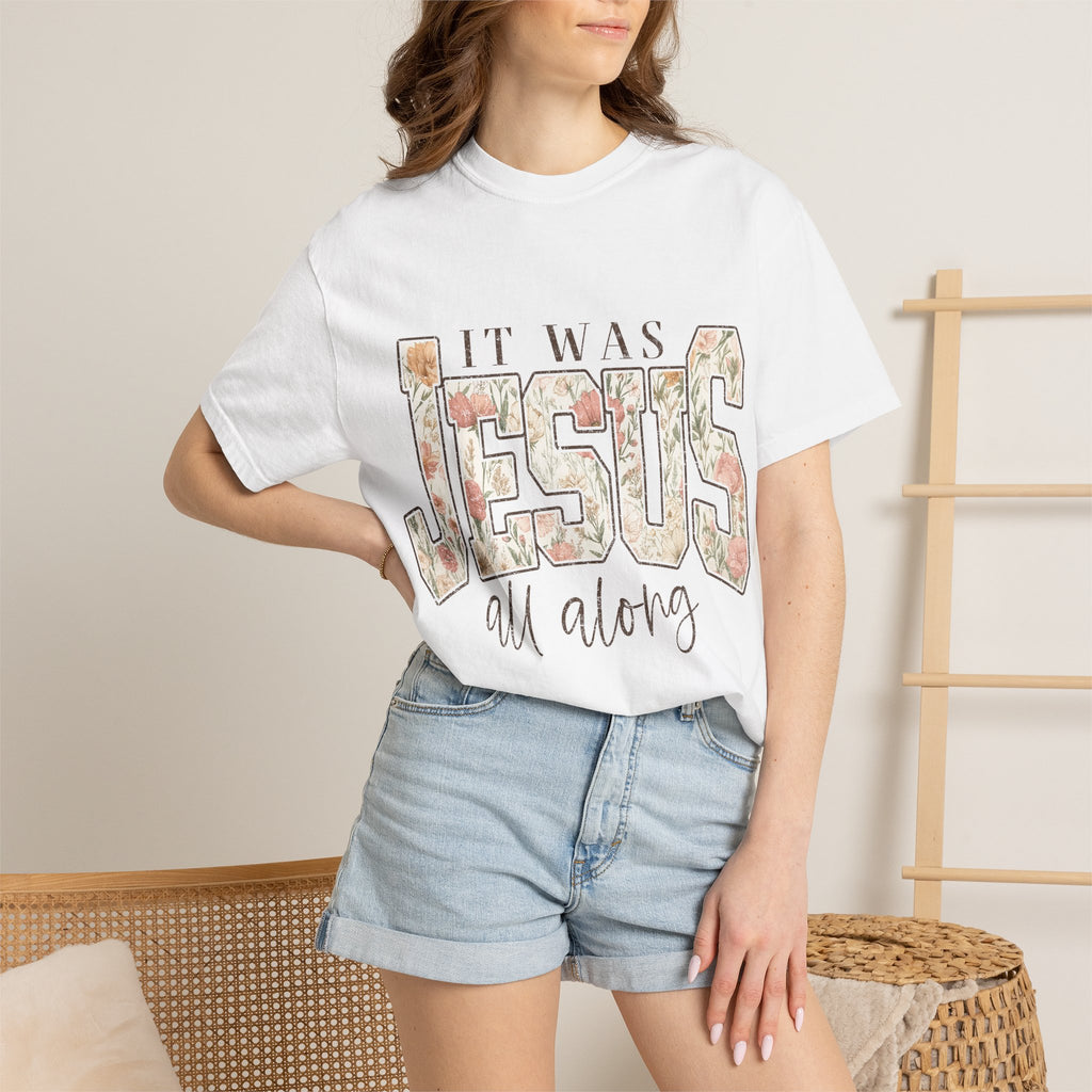 Jesus Floral T-Shirt