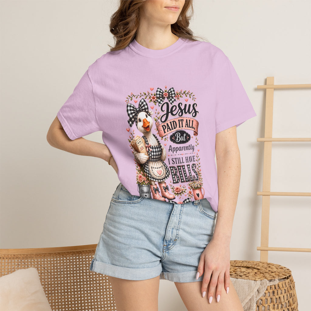Jesus Paid It All Bell Farmhouse T-Shirt