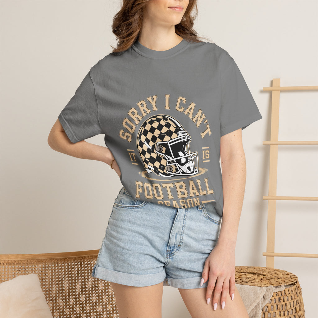 Sorry I Can't — Football Season T-Shirt