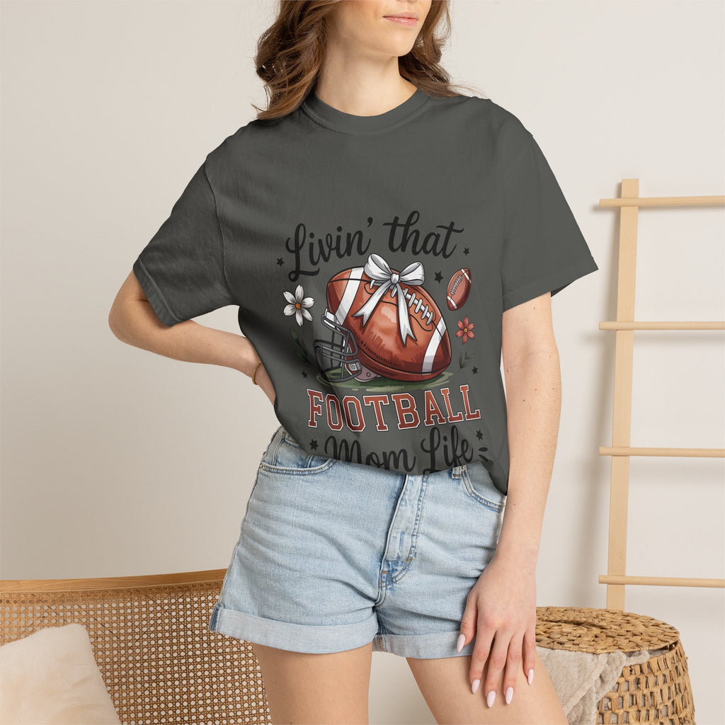 "Livin' That Football Mom Life" Graphic Tee