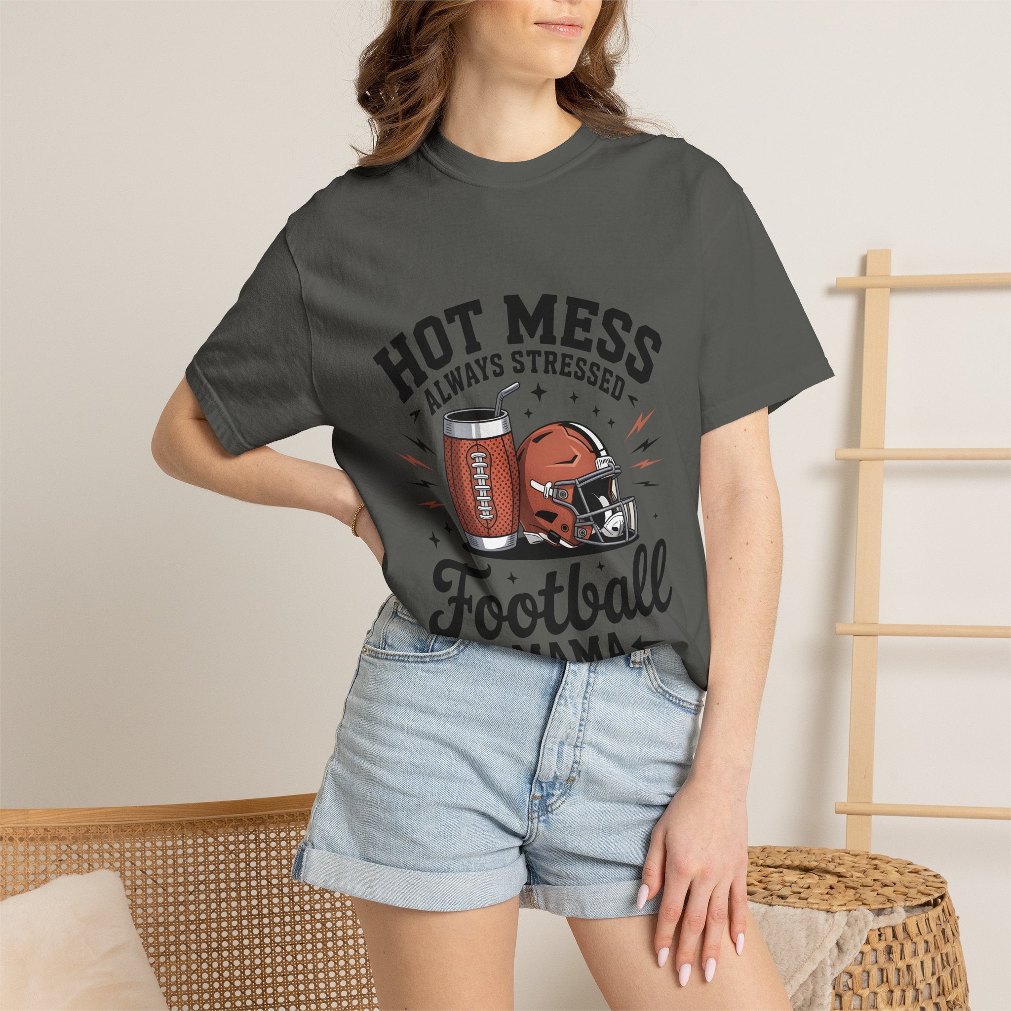 "Hot Mess, Always Stressed" Mom Tee
