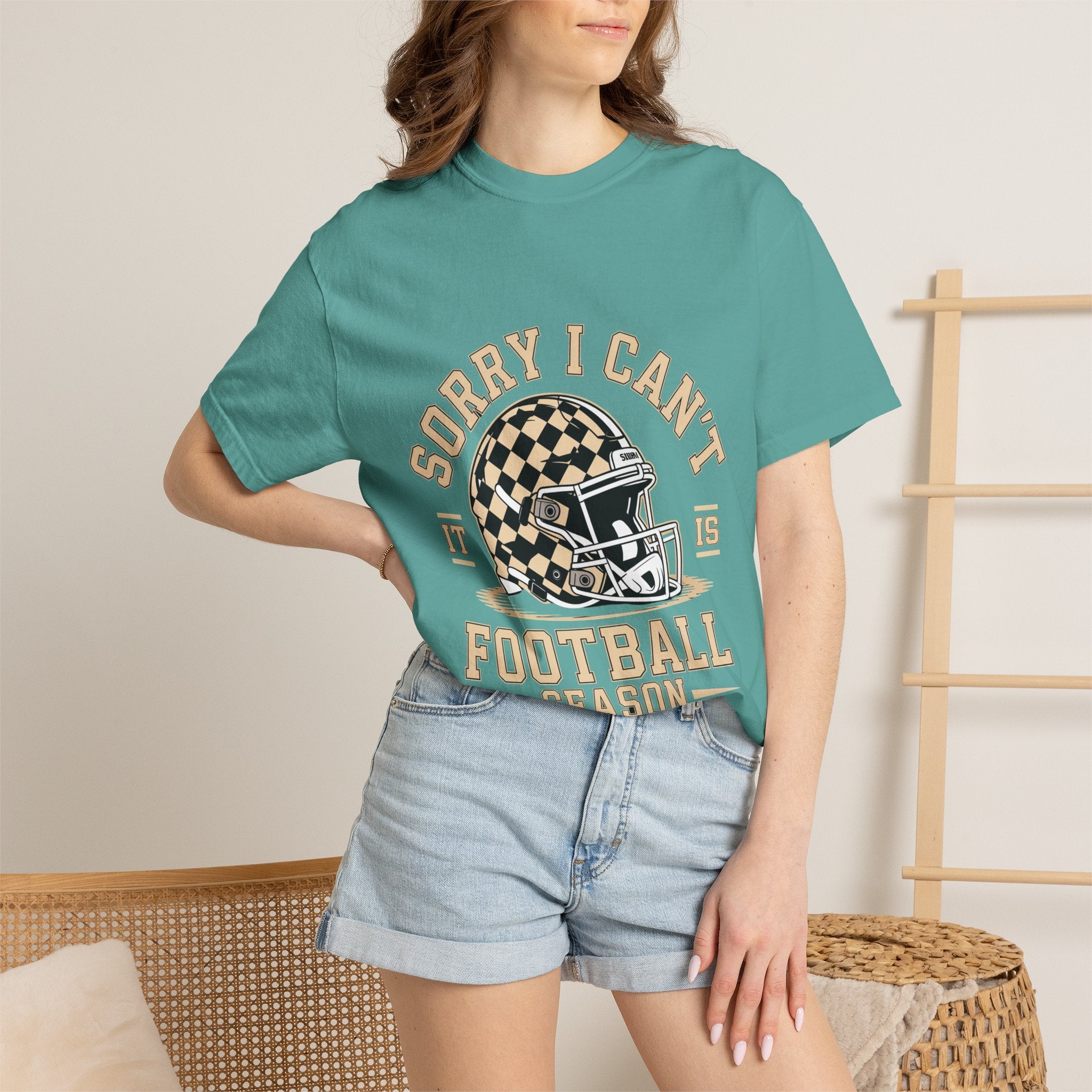 Sorry I Can't — Football Season T-Shirt