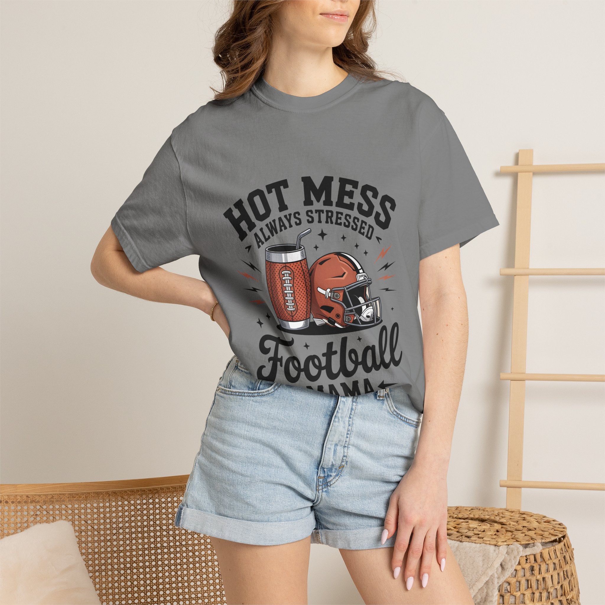 "Hot Mess, Always Stressed" Mom Tee