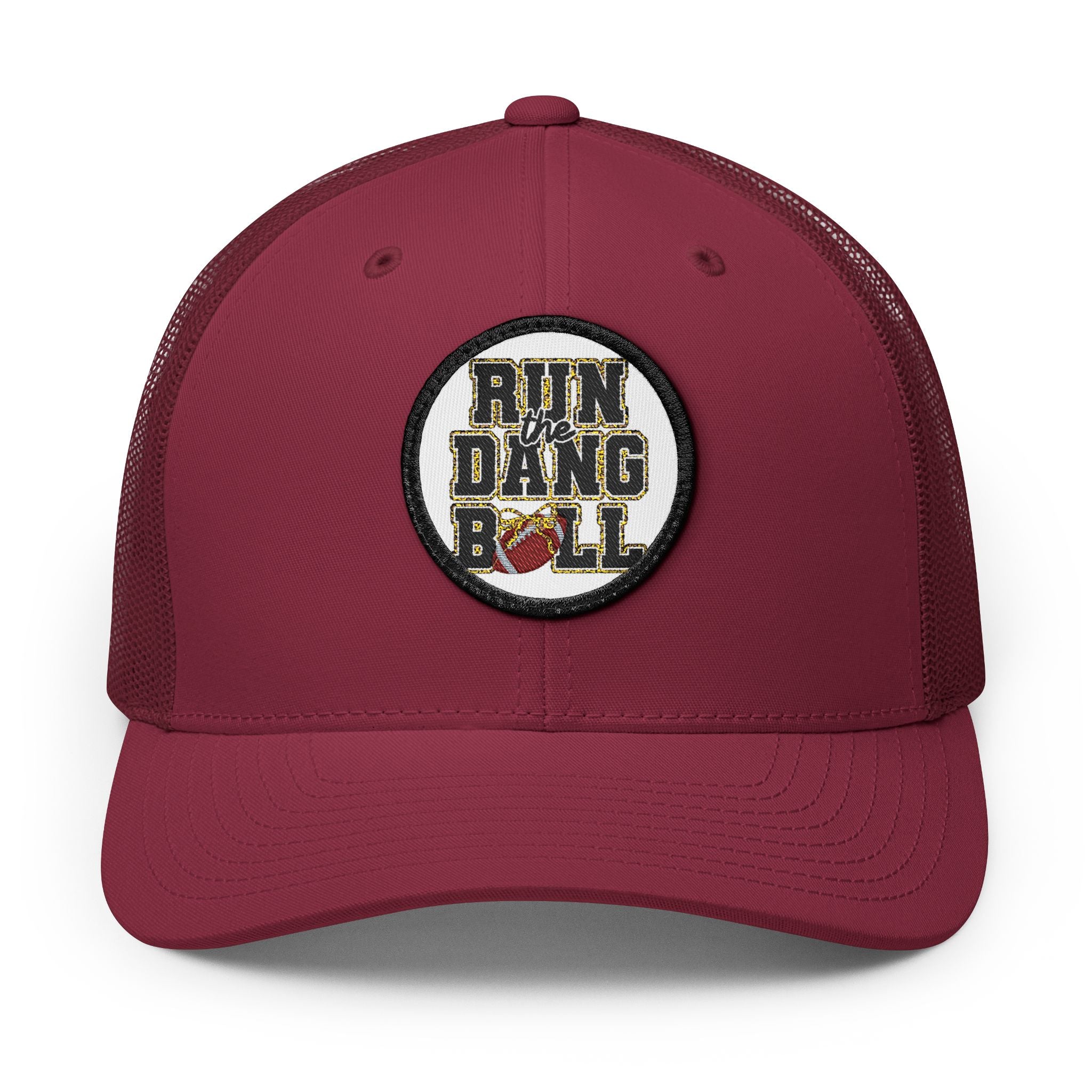 Trucker Hat — 'Run Dang Roll' Embroidered Patch Snapback