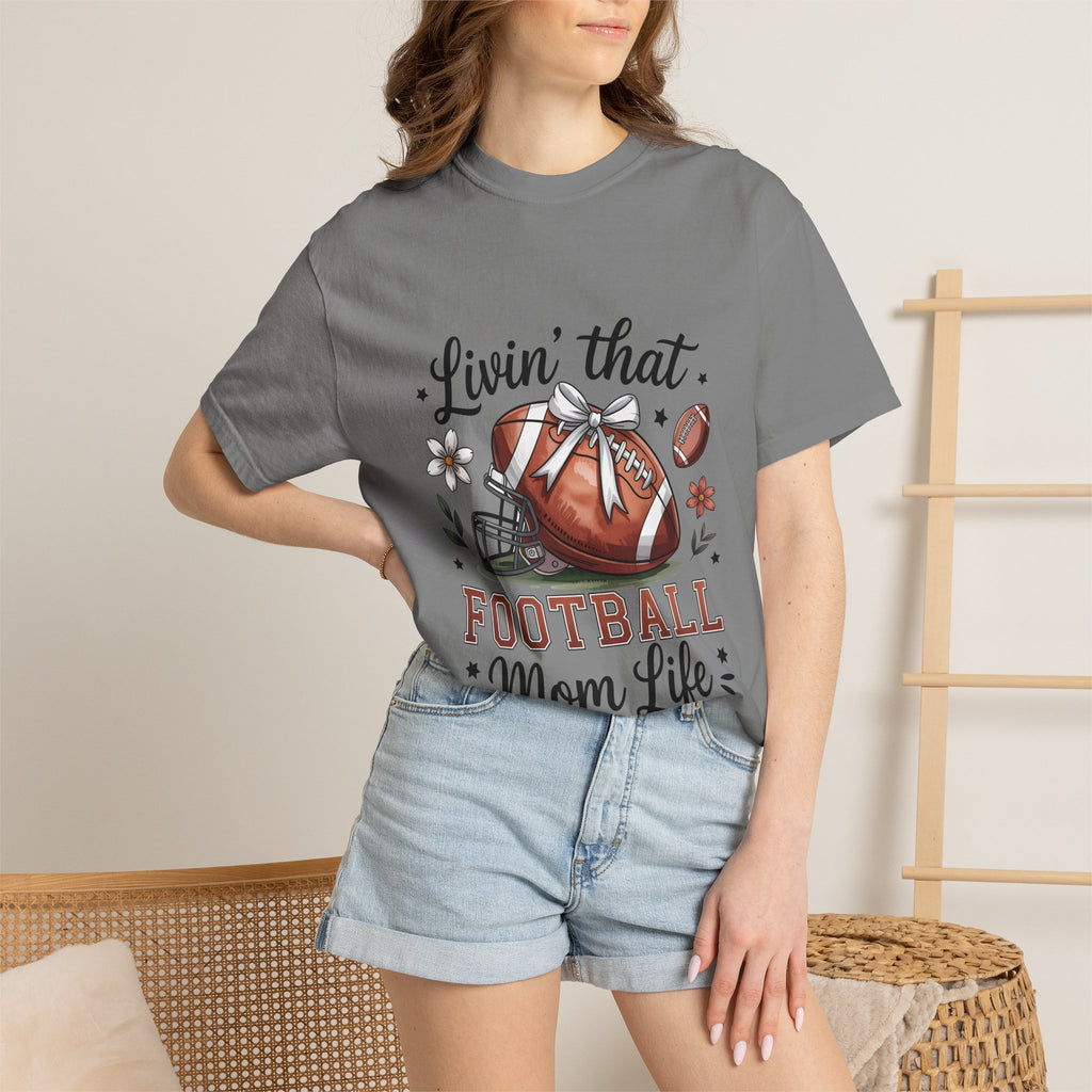 "Livin' That Football Mom Life" Graphic Tee