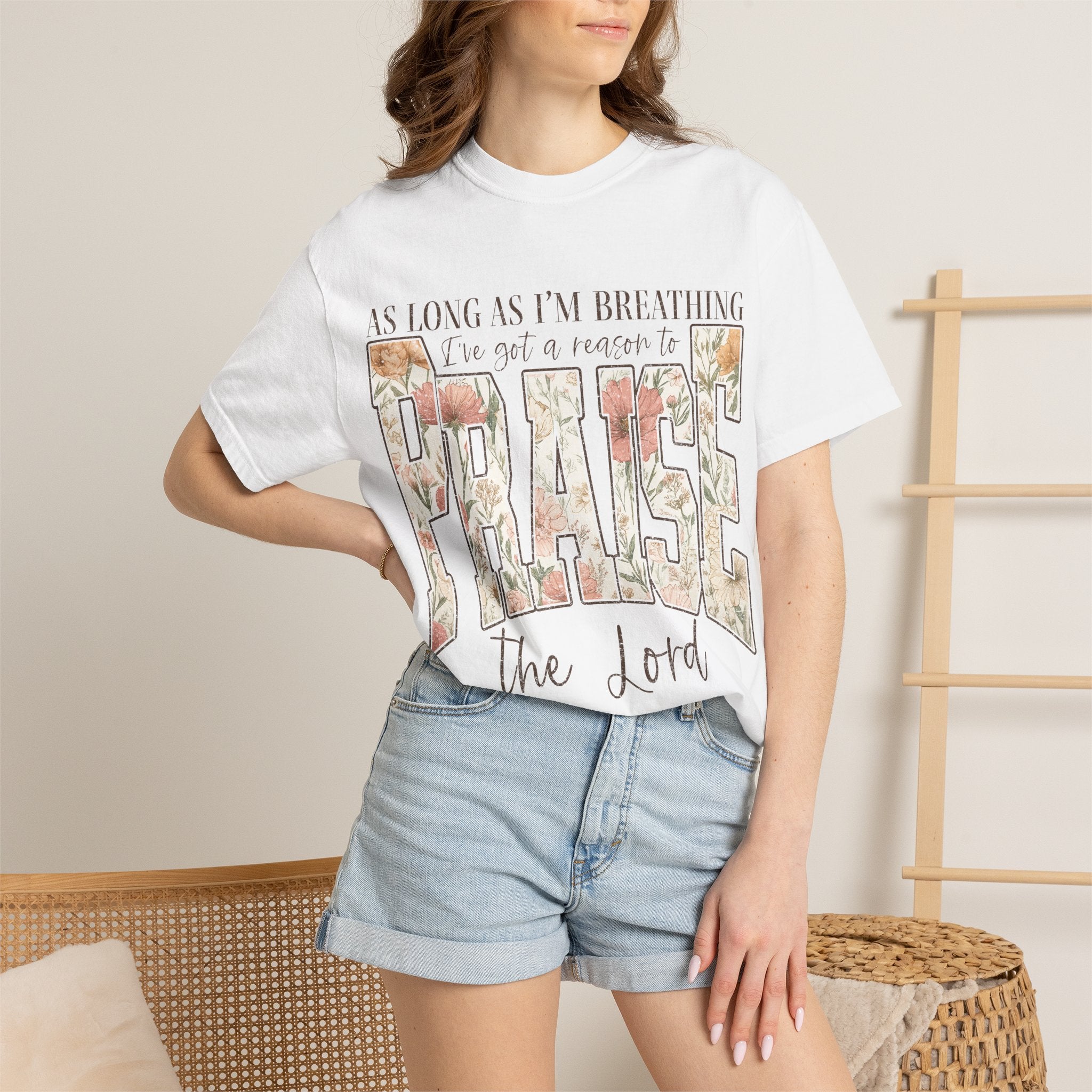Praise the Lord Floral T-Shirt
