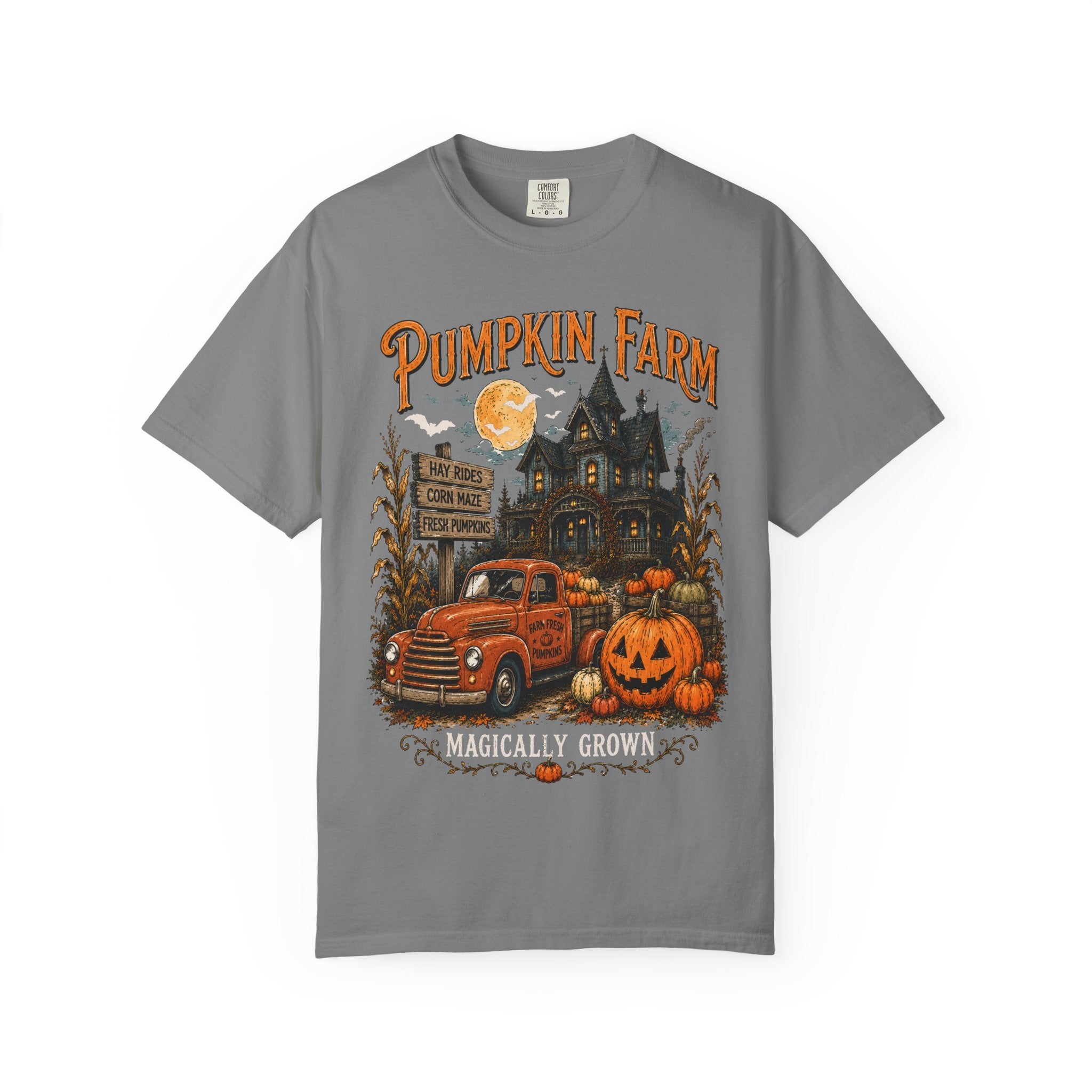Pumpkin Farm Vintage Halloween T-Shirt