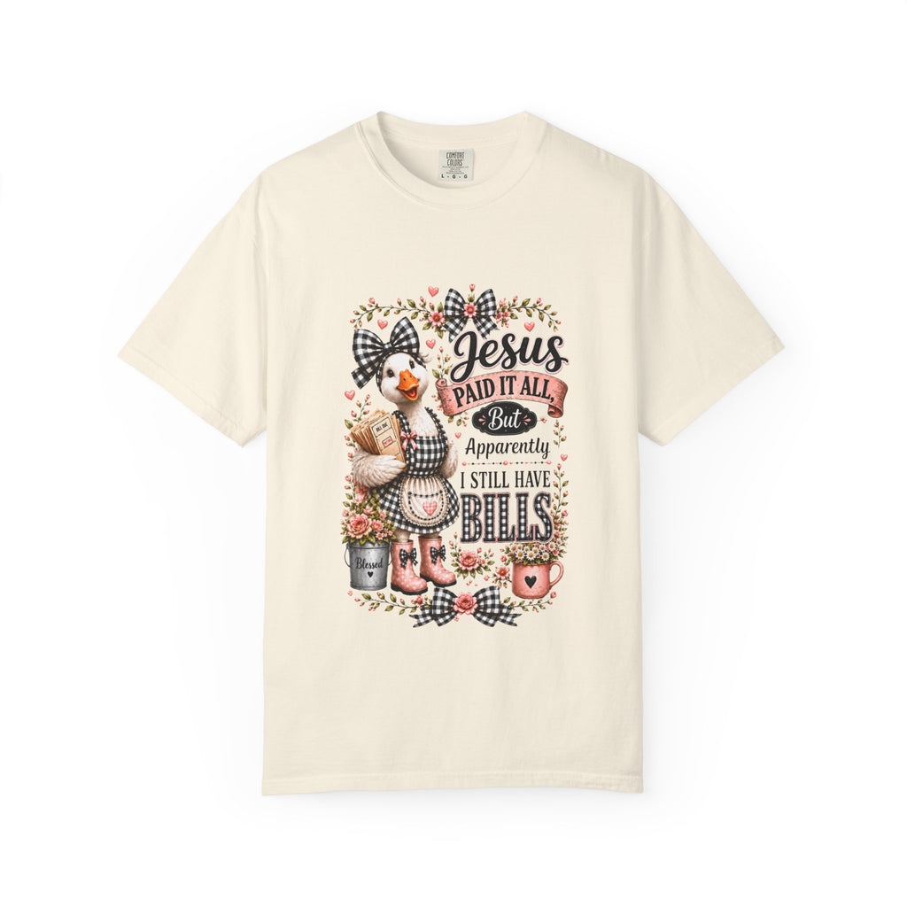 Jesus Paid It All Bell Farmhouse T-Shirt
