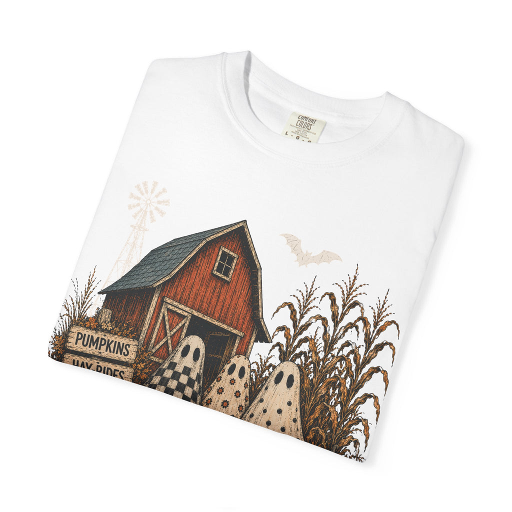 Halloween Ghosts on the Farm T-Shirt