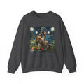 Crewneck Sweatshirt - 'I Live Here Now' Goose Stadium Graphic