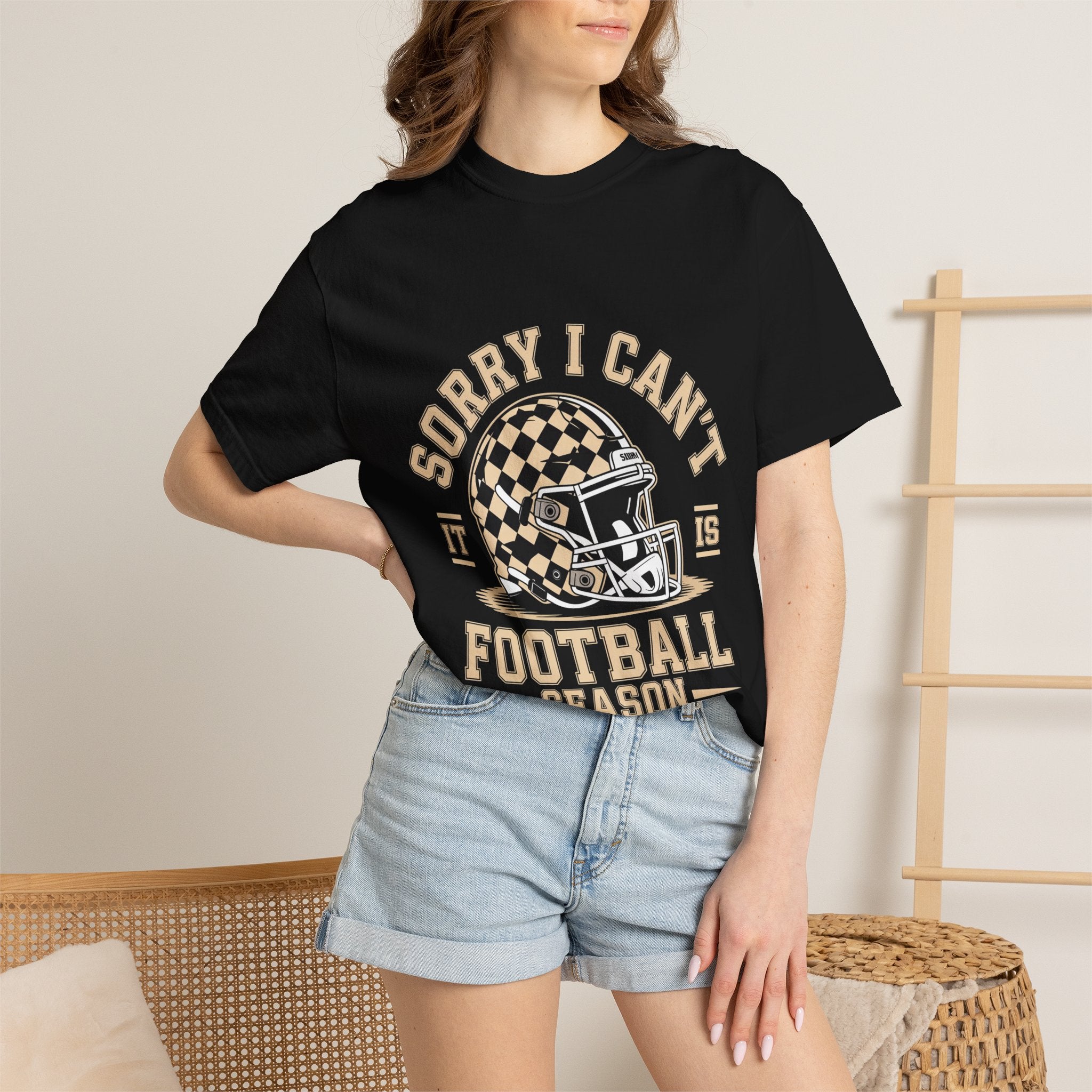 Sorry I Can't — Football Season T-Shirt