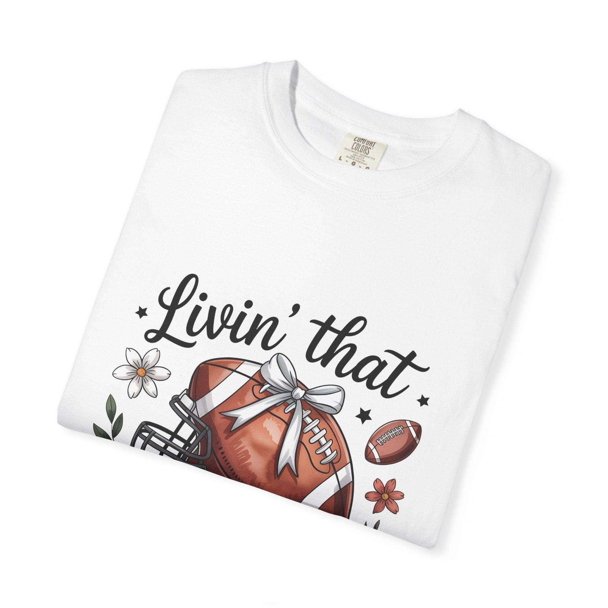 "Livin' That Football Mom Life" Graphic Tee