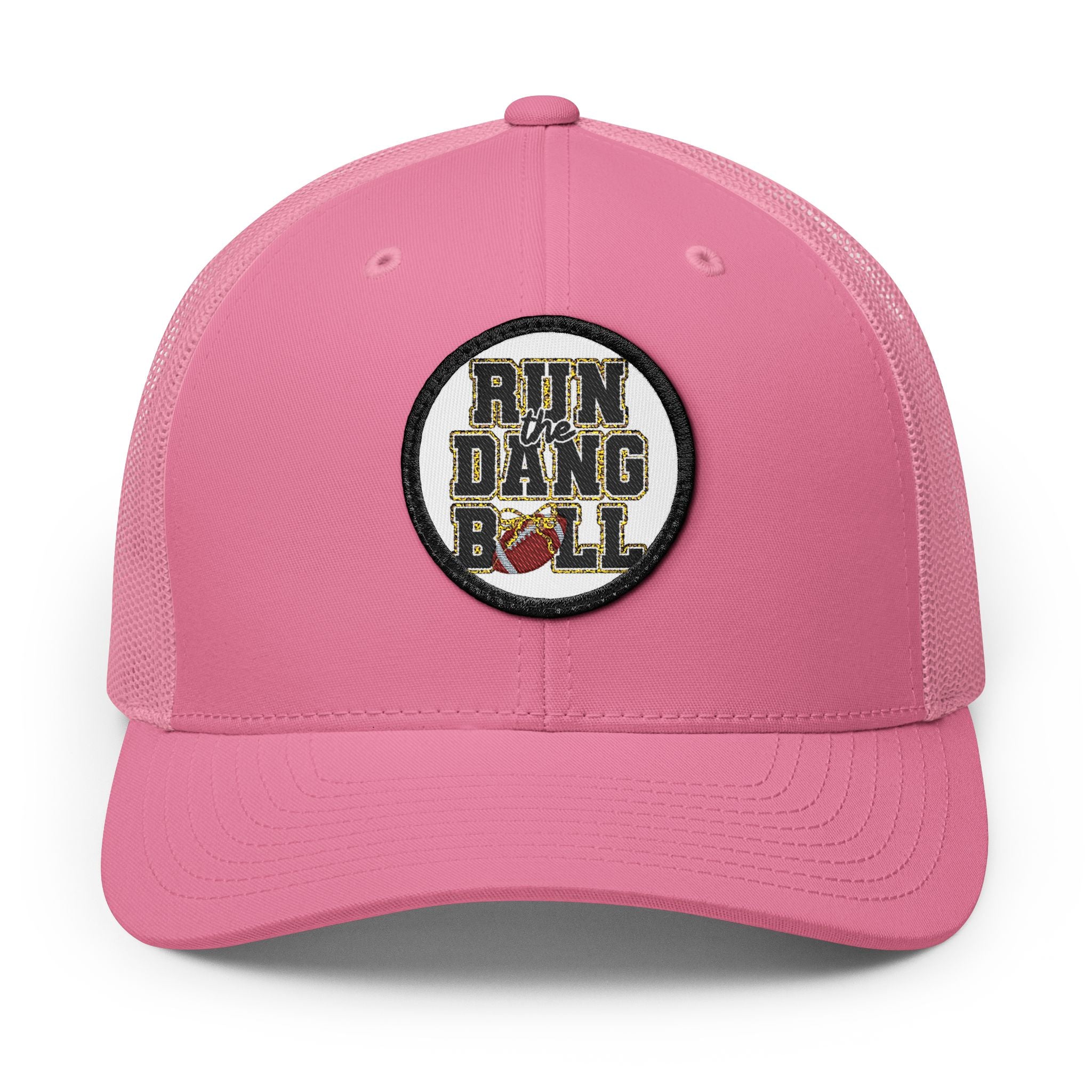 Trucker Hat — 'Run Dang Roll' Embroidered Patch Snapback