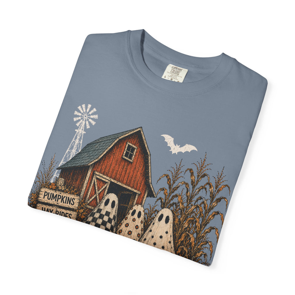 Halloween Ghosts on the Farm T-Shirt
