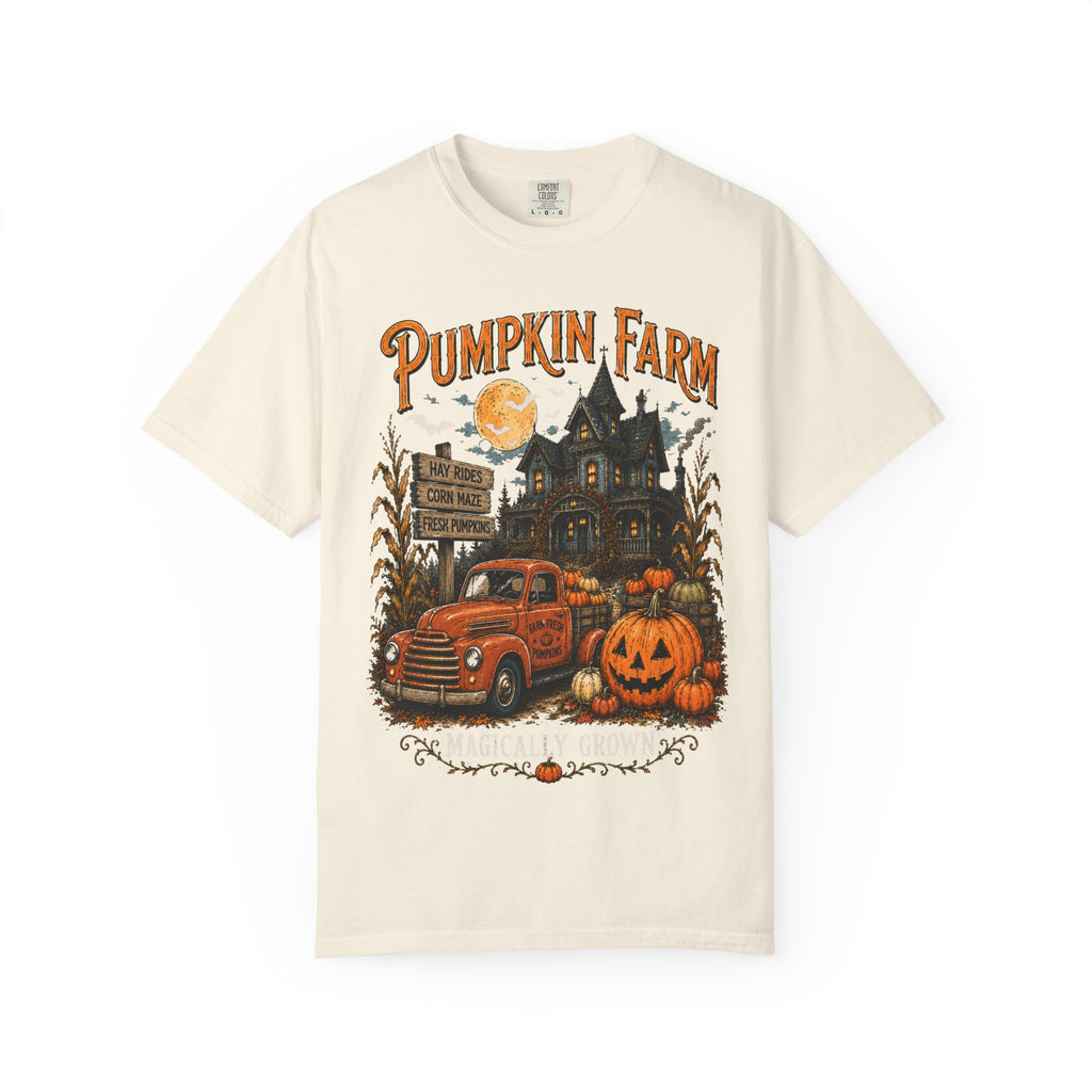 Pumpkin Farm Vintage Halloween T-Shirt