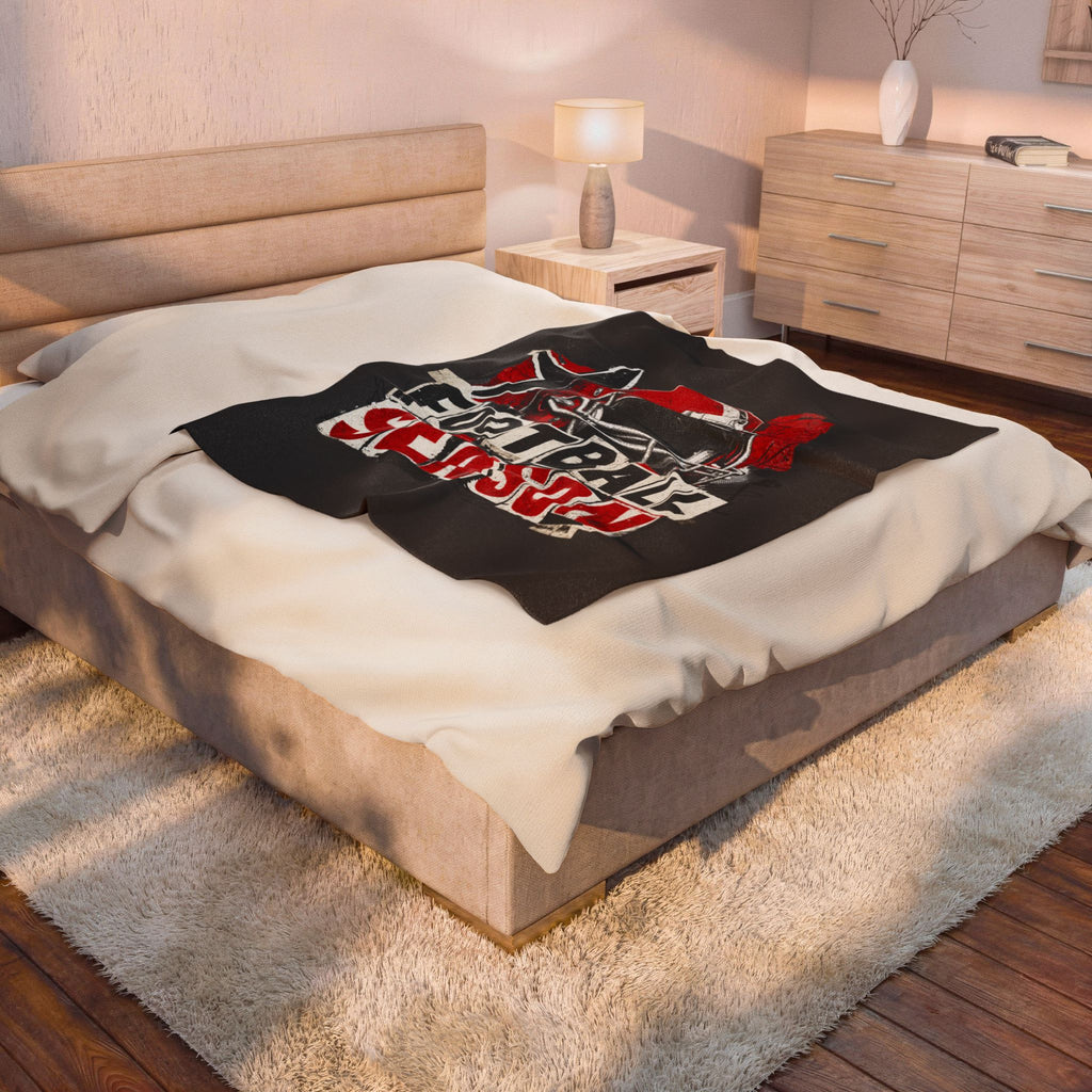 Football Season Velveteen Plush Blanket