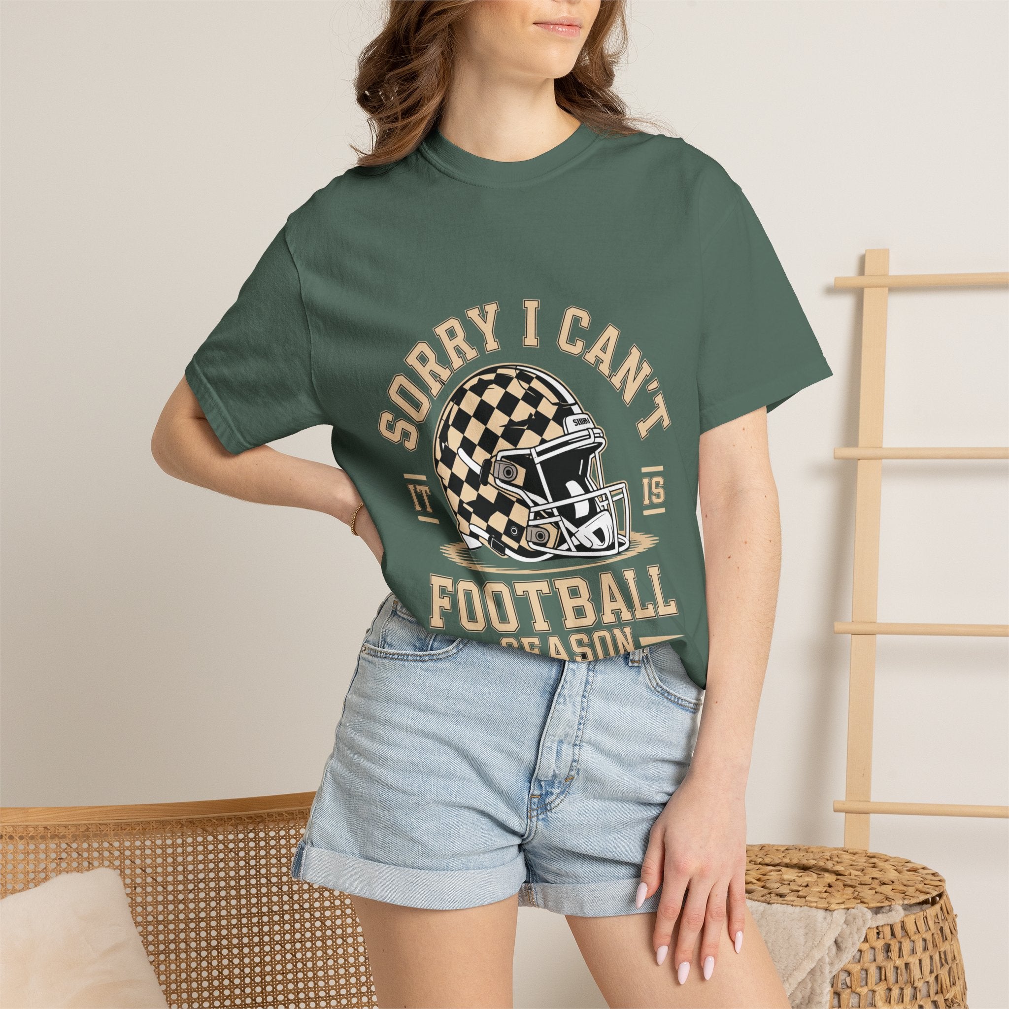 Sorry I Can't — Football Season T-Shirt