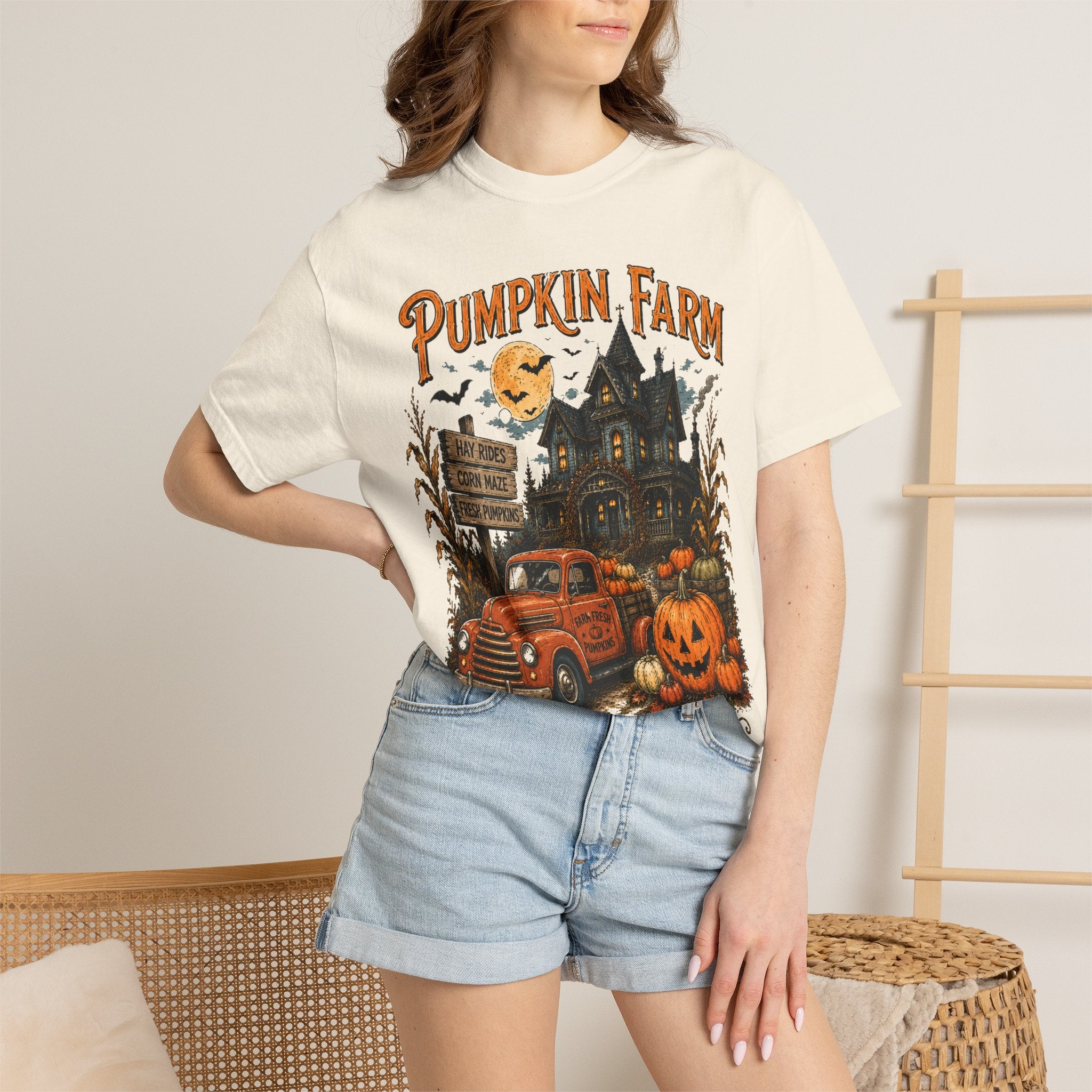 Pumpkin Farm Halloween T-Shirt