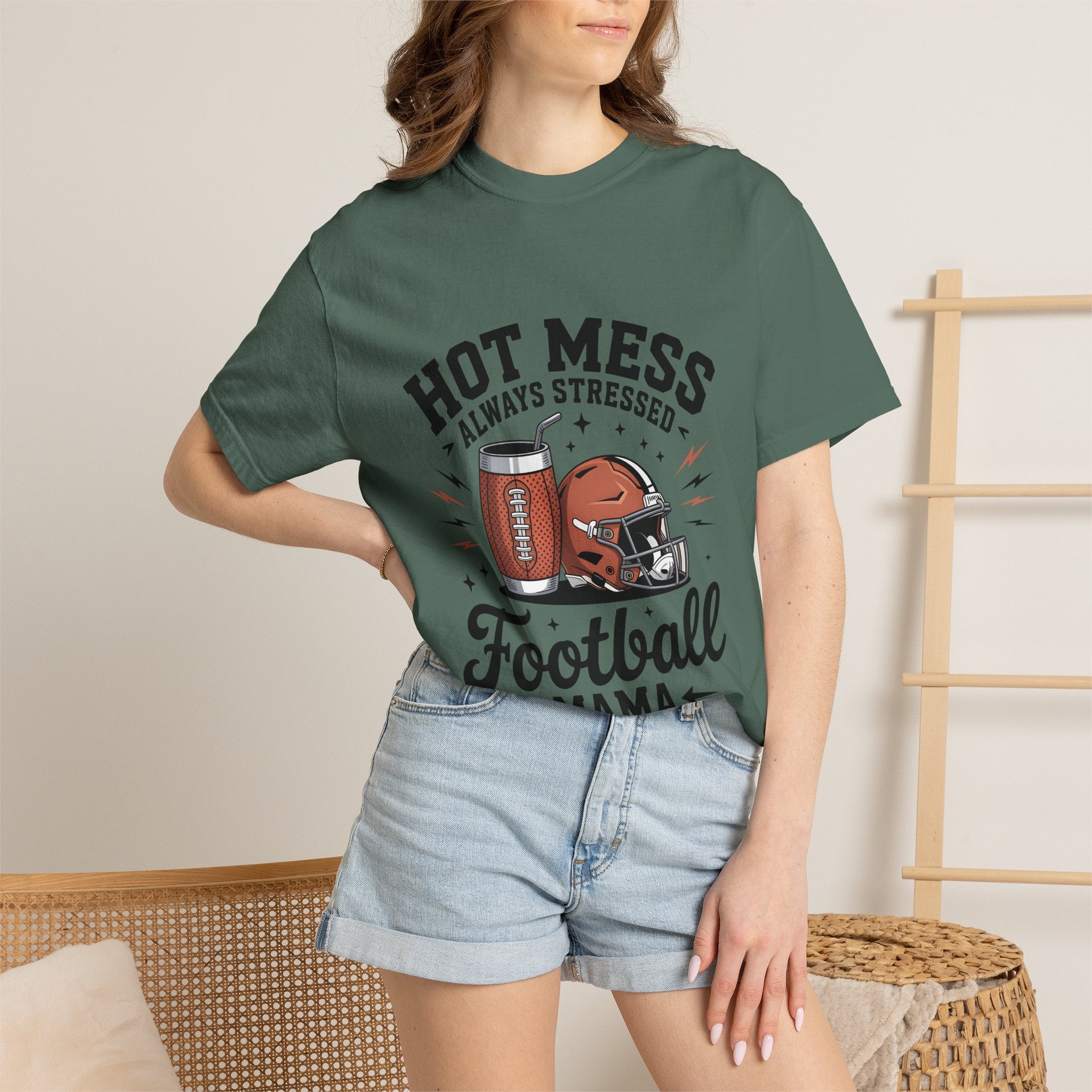 "Hot Mess, Always Stressed" Mom Tee