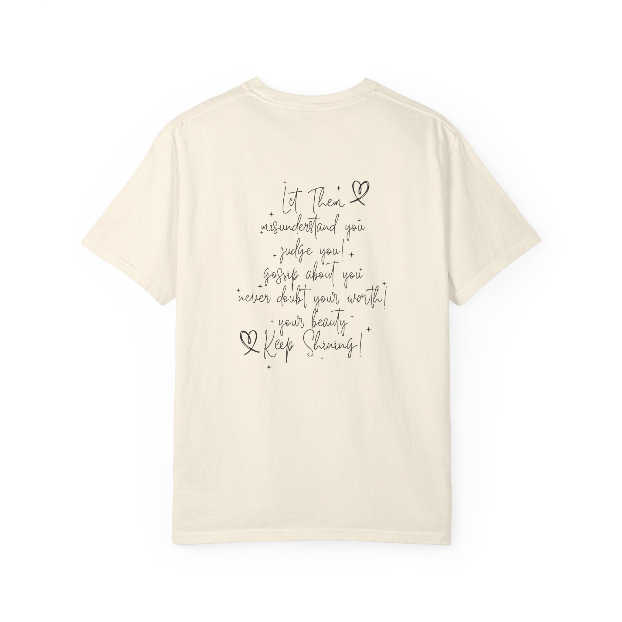 "Let Go" Front and Back design Tshirt