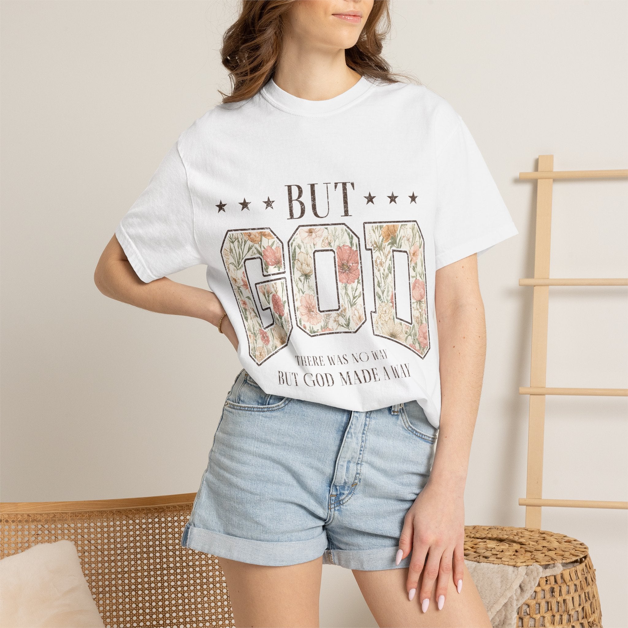 But God Floral T‑Shirt