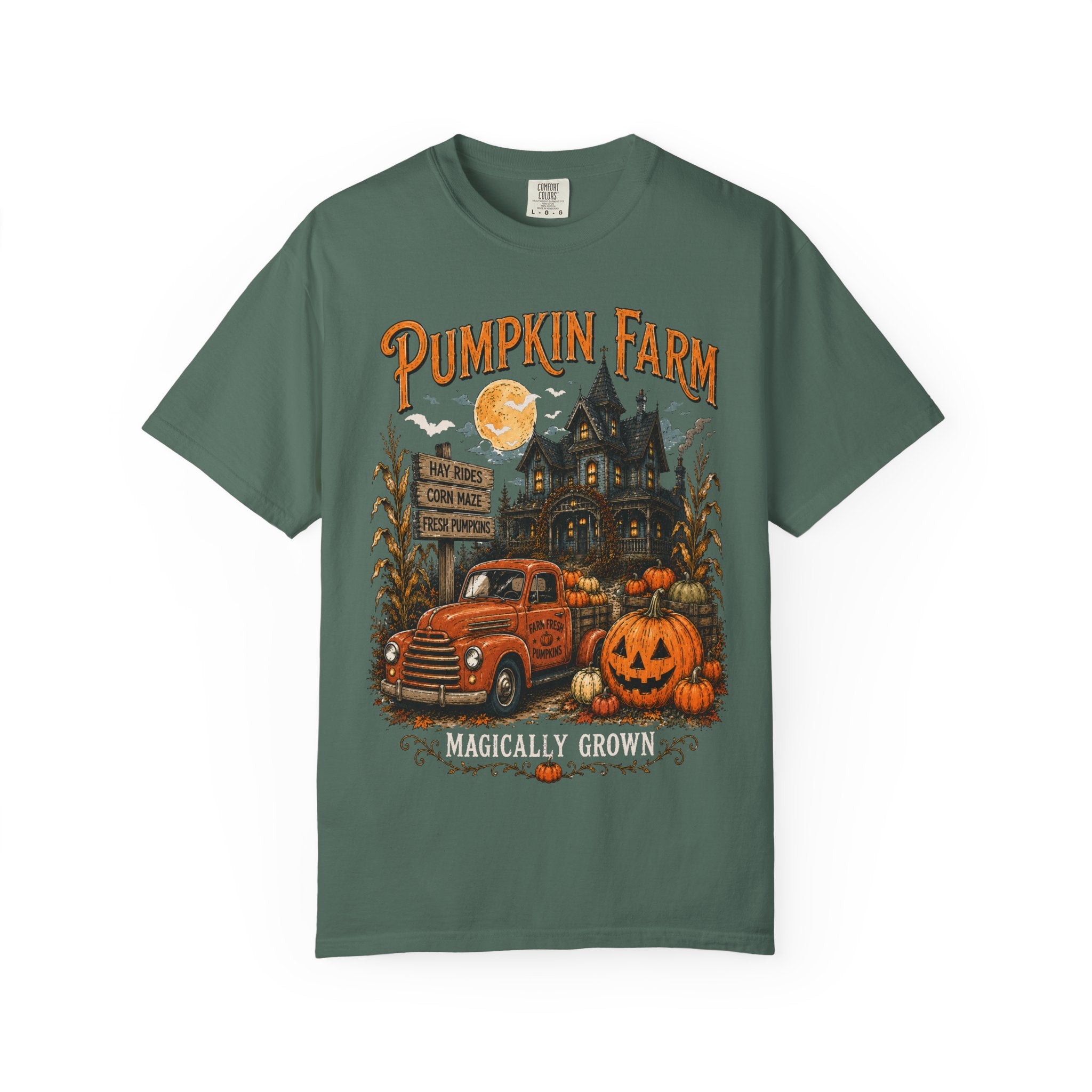 Pumpkin Farm Vintage Halloween T-Shirt