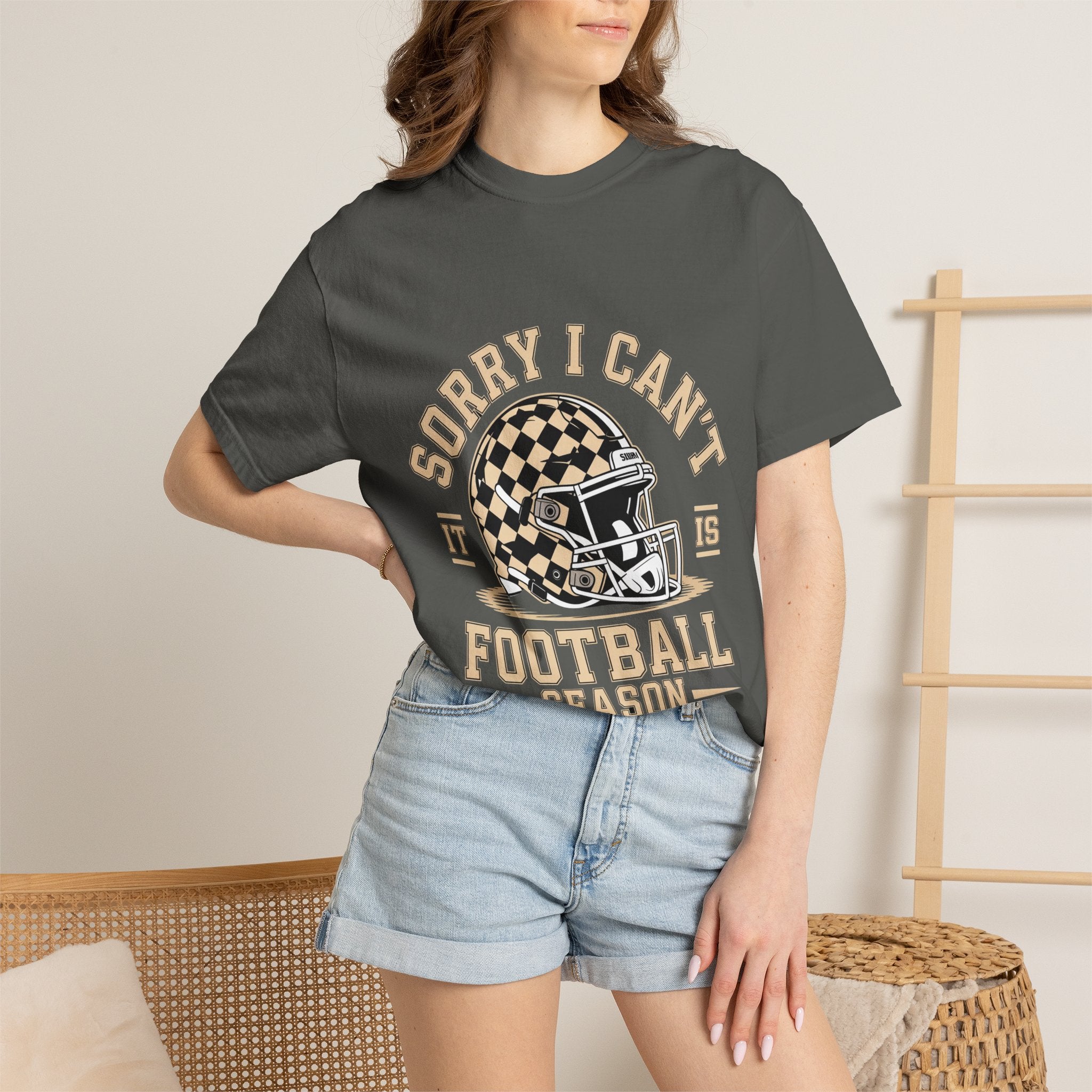 Sorry I Can't — Football Season T-Shirt