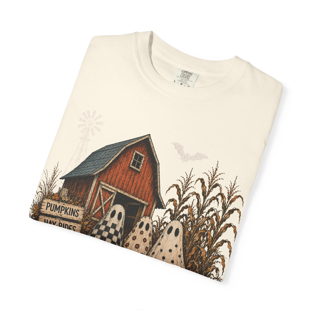 Halloween Ghosts on the Farm T-Shirt