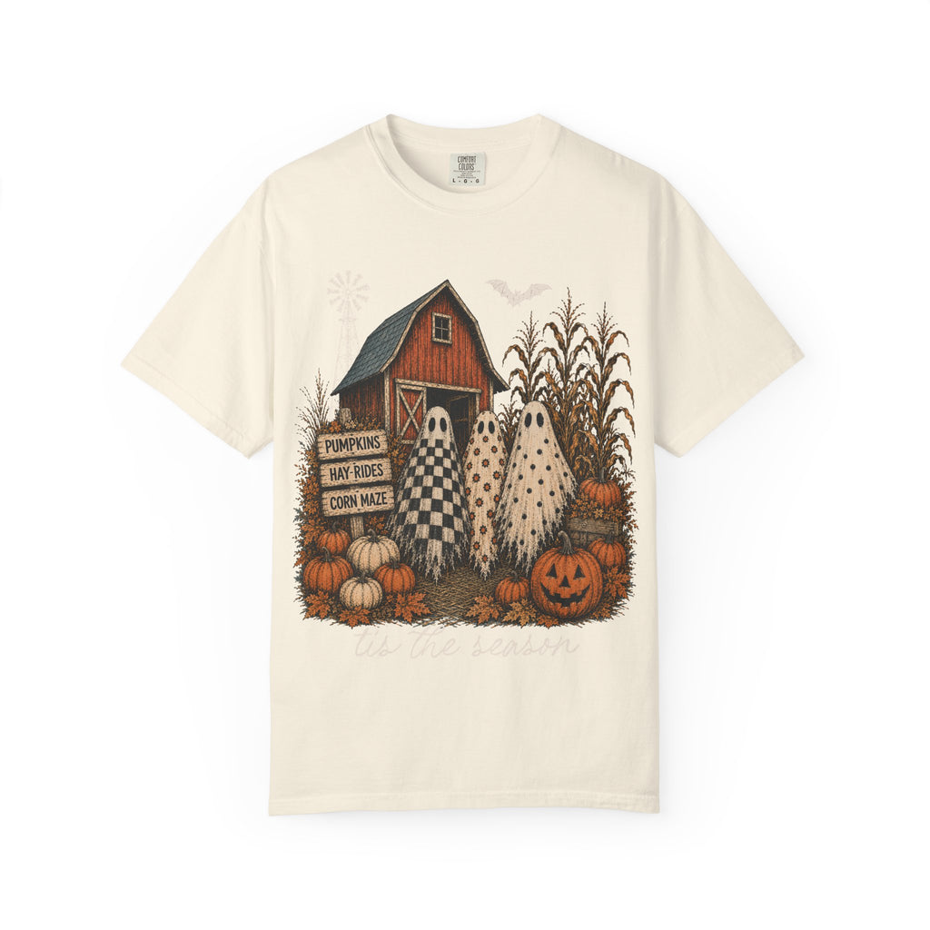 Halloween Ghosts on the Farm T-Shirt